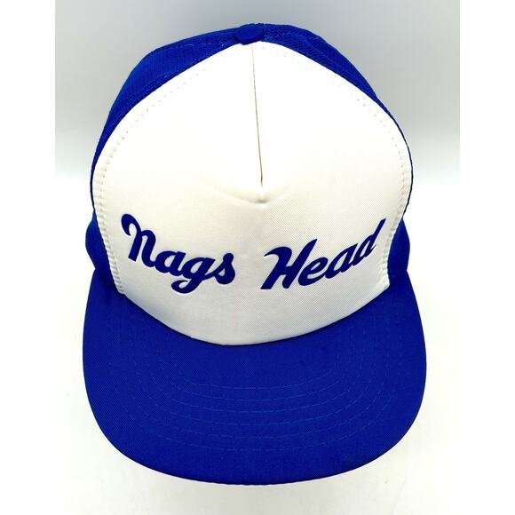 Vintage Nags Head SnapBack Hat Beach USA Destination 80s Vacation Trucker Dad - Picture 3 of 11